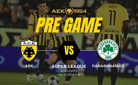 PRE GAME από την Allwyn Arena για το ΑΕΚ – ΠΑΟ