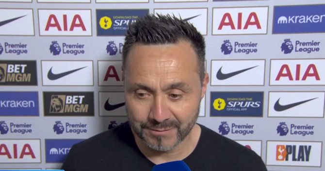 Ντε Τζέρμπι: “Η παραμονή της Τότεναμ στην Premier League ήταν το μεγαλύτερο επίτευγμα στην καριέρα μου”