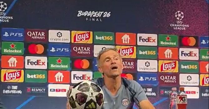 Champions League: Η απάντηση του Ενρίκε στη συνέντευξη Τύπου για το ποια ομάδα έχει περισσότερο κίνητρο στον τελικό