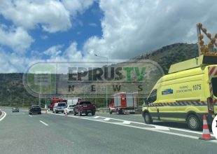 Τροχαίο με τροχόσπιτο στην Ιόνια Οδό
