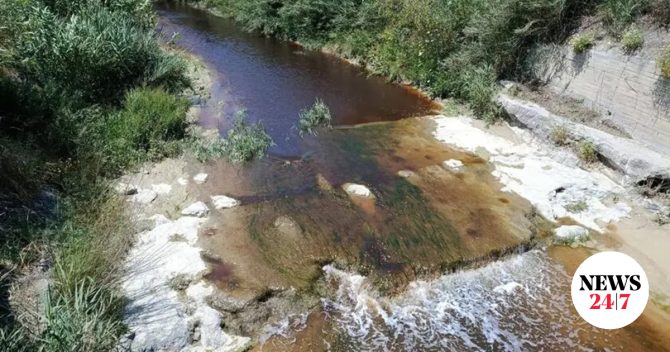 Κρήτη: Ανησυχία για τα μαύρα υγρά στον ποταμό Γιόφυρο