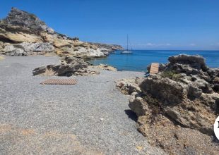 ΕΤΑΔ: Ελεύθερη πρόβαση στην παραλία των Ιαματικών Πηγών Καλλιθέας Ρόδου