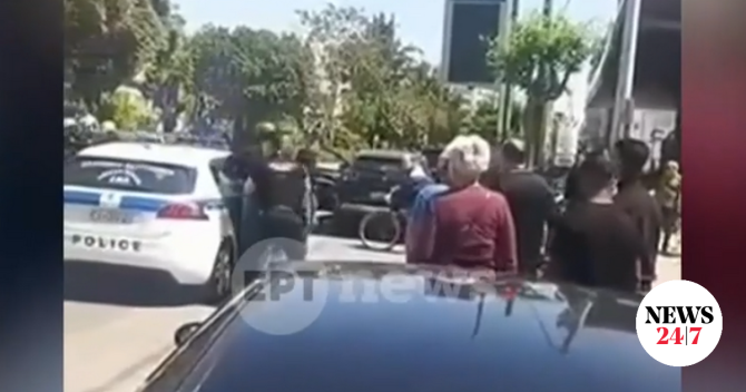 Πυροβολισμοί σε μπαρ στην Καλλιθέα – Η στιγμή της σύλληψης του 58χρονου δράστη