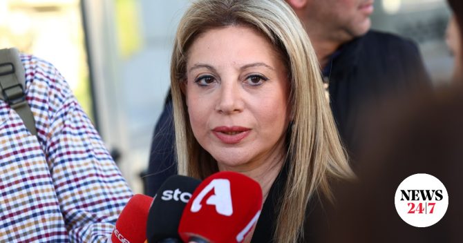 Τέμπη: Στον Άρειο Πάγο η Μαρία Καρυστιανού