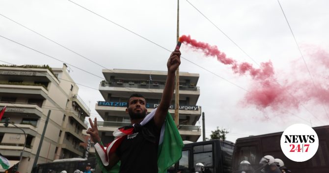 Διαδήλωση μνήμης για τη “Νάκμπα” της Παλαιστίνης στην Αθήνα