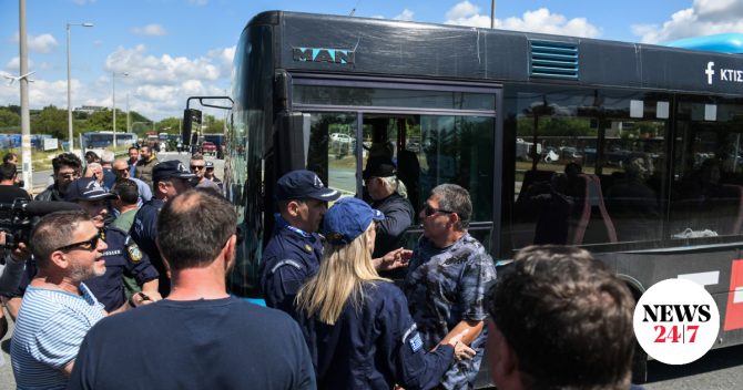 Ένταση και χημικά στην διαμαρτυρία των αγροτών στον Προμαχώνα