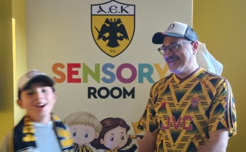 ΑΕΚ Sensory room: Στο γήπεδο με τον γιο μου στο φάσμα του αυτισμού