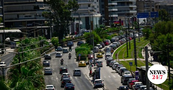 Κίνηση: Στο “κόκκινο” ο Κηφισός, καθυστερήσεις έως 30 λεπτά στην Αττική Οδό