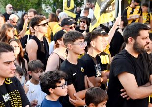 Το Trophy Tour της ΑΕΚ πέρασε και από το Αίγιο! (VID & PICS)