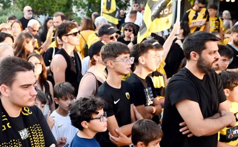 Το Trophy Tour της ΑΕΚ πέρασε και από το Αίγιο! (VID & PICS)