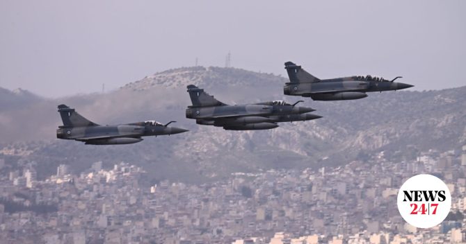 Γιατί θα πετάξουν μαχητικά αεροσκάφη πάνω από την Αττική σήμερα