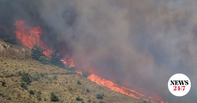 Φωτιά στον Καλαμώνα Ρόδου