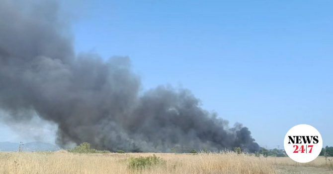 Θεσσαλονίκη: Νέα φωτιά στον οικισμό Τσαΐρια