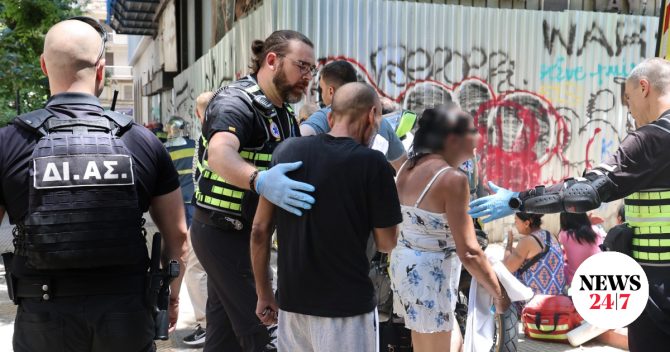 Φωτιά στην Ομόνοια: “Άκουγα μόνο τζάμια που έσπαγαν και φωνές