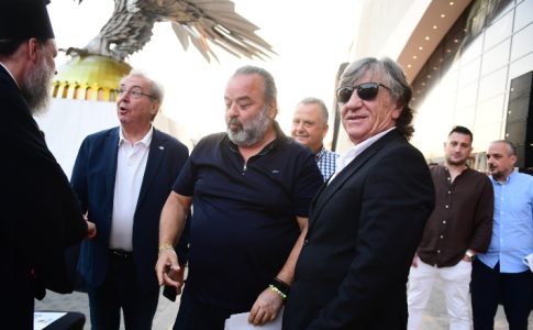 Στιγμές από την εκδήλωση της ΠΑΕ ΑΕΚ για το ταξίδι του τροπαίου (ΦΩΤΟ)