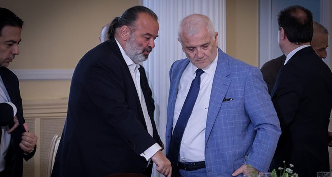 Ηλιόπουλος και Μελισσανίδης στο επίσημο γεύμα Τασούλα προς τιμήν του Προέδρου του Παναμά (PICS) Ηλιόπουλος και Μελισσανίδης στο επίσημο γεύμα Τασούλα προς τιμήν του Προέδρου του Παναμά (PICS)