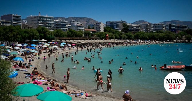 Γέμισαν τις παραλίες οι Αθηναίοι – Πού καταγράφονται οι υψηλότερες θερμοκρασίες