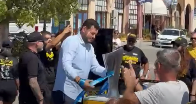 Δυναμικό παρών ο κόσμος της ΑΕΚ και στη Νέα Κίο Άργους