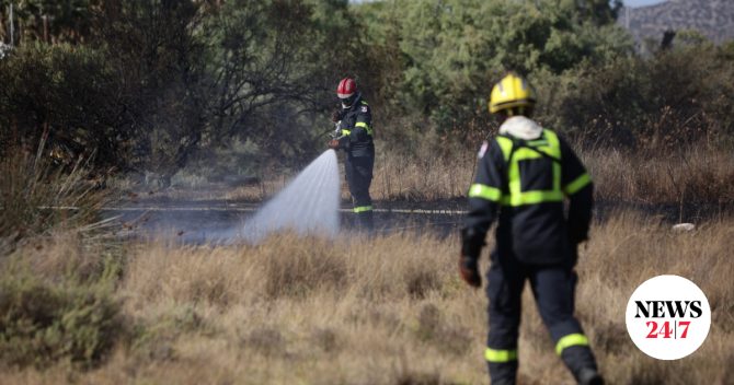 Προειδοποίηση για επικίνδυνες πυρομετεωρολογικές συνθήκες μέχρι την Τετάρτη