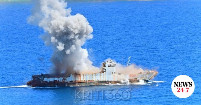 Χανιά: Βυθίστηκε το “Φολέγανδρος” του Πολεμικού Ναυτικού – Το σχέδιο για καταδυτικό πάρκο