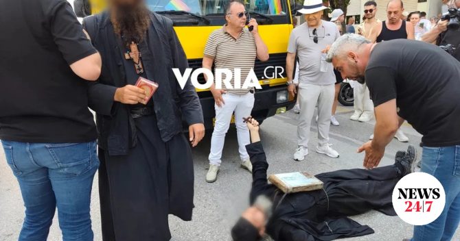 Καταδικασμένος για ναρκωτικά ο “ιερέας” που φώναζε “Μετανοείτε” στο Thessaloniki Pride