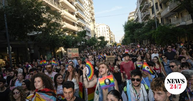 Πολύχρωμο ποτάμι στη Θεσσαλονίκη για το 14ο Thessaloniki Pride