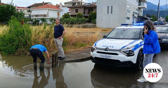 Τρίπολη: Πλημμύρισαν σπίτια και καταστήματα μετά από δυνατή καταιγίδα