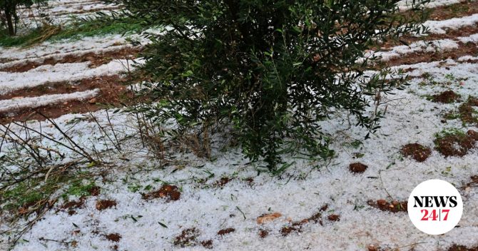 Ισχυρό καλοκαιρινό μπουρίνι με χαλάζι σάρωσε τα Ιωάννινα