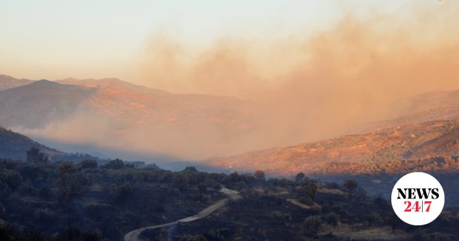 Φωτιές σε Κρήτη, Λέσβο και Τουρκία: Ποιες περιοχές θα επηρεαστούν από τον καπνό