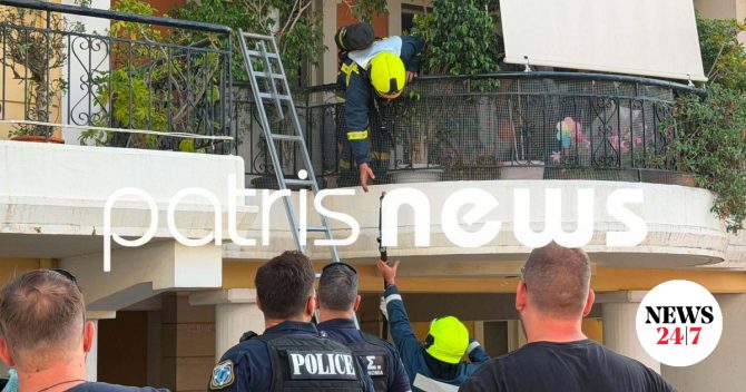 Πύργος: Φωτιά σε διαμέρισμα μετά από έκρηξη κλιματιστικού – Στο νοσοκομείο μητέρα και παιδί