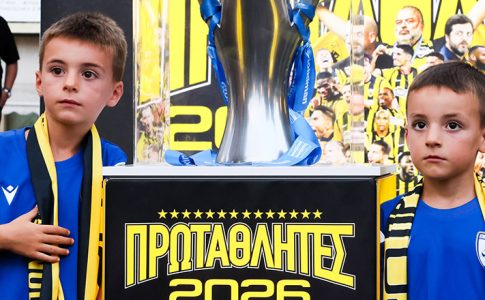 Το Τρόπαιο της πρωταθλήτριας ΑΕΚ στην Καβάλα! (VID & PICS)