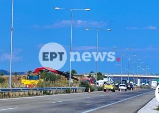 Έβρος: Τροχαίο με τραυματίες στην Εγνατία Οδό κοντά στον κόμβο Μέστης