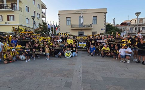 Το Τρόπαιο της Πρωταθλήτριας ΑΕΚ «ταξίδεψε» στη Λήμνο (pics)