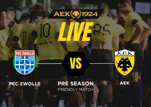 LIVE: Τσβόλε – ΑΕΚ