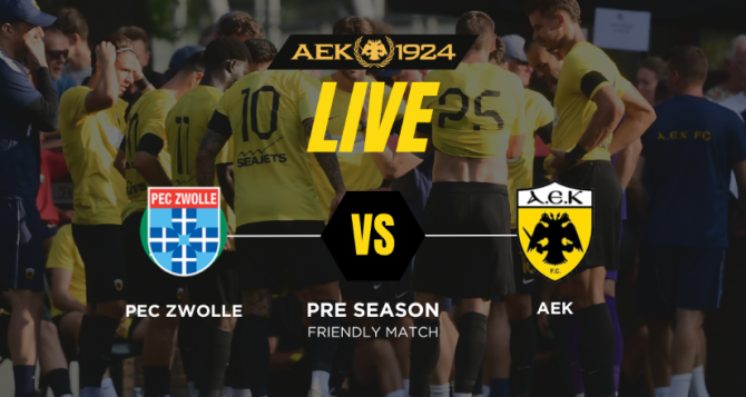 LIVE: Τσβόλε – ΑΕΚ