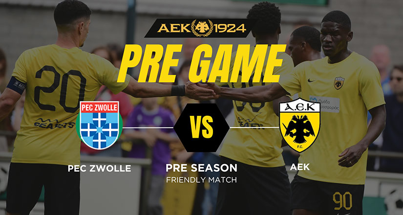PRE GAME από την Ολλανδία για το Τσβόλε – ΑΕΚ