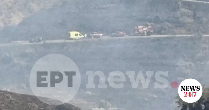 Φωτιά στο Ρέθυμνο: Το σημείο όπου βρέθηκαν οι δύο νεκροί πυροσβέστες