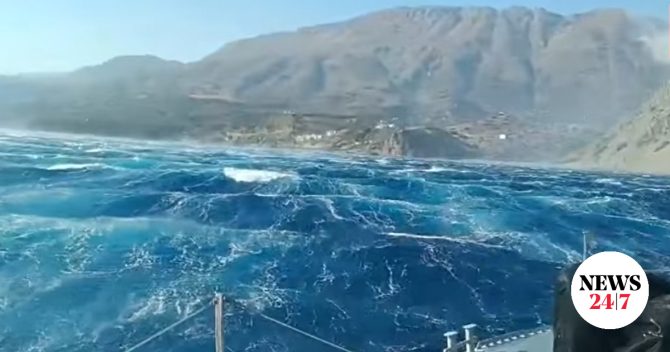 Ρέθυμνο: Συγκλονιστική μαρτυρία ψαρά για τη δια θαλάσσης εκκένωση στην Αγία Γαλήνη