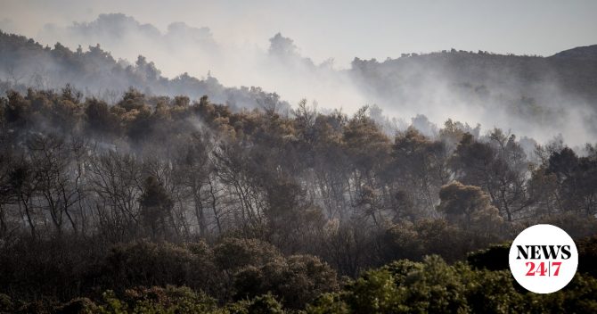 Meteo: Η φωτιά στην Οινόη δημιουργεί τον δικό της καιρό