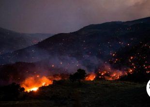 Ολονύχτια μάχη με τις φλόγες και τους ανέμους σε Κρήτη και Λέσβο