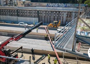 Θεσσαλονίκη: Στο Αυτόφωρο ο 29χρονος που γκρέμισε με γερανοφόρο υποστηλώματα γέφυρας
