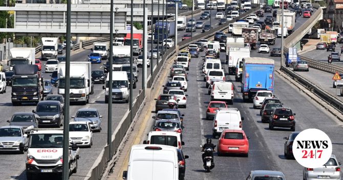 Κυκλοφοριακές ρυθμίσεις στον Κηφισό έως την 1η Σεπτεμβρίου – Ποιες ώρες μειώνονται οι λωρίδες