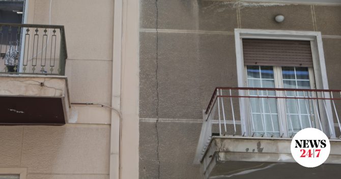 Στην Κυψέλη φοβούνται μη γίνουν… Πετράλωνα – Αποκαλυπτικές εικόνες με ρωγμές σε κτίρια