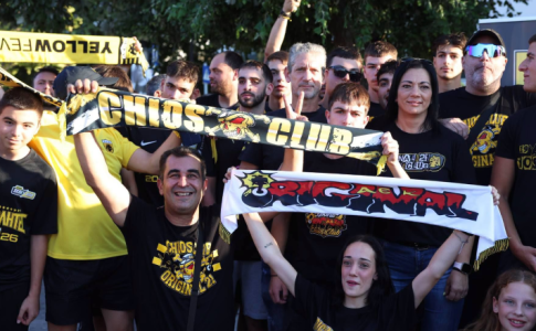 Κιτρινόμαυρο πάρτι και στη Χίο για το Τρόπαιο της Πρωταθλήτριας