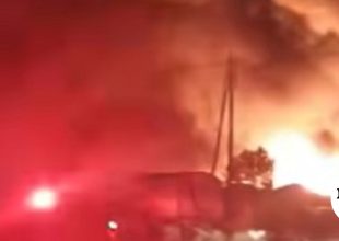Λάρισα: Μεγάλη φωτιά σε επιχείρηση στο Ομορφοχώρι