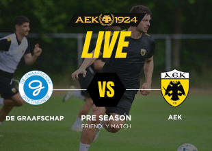 LIVE: Ντε Γκράαφσαπ – ΑΕΚ