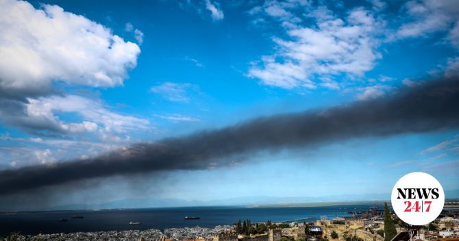 Ωραιόκαστρο: Χιλιάδες τοξικές και καρκινογόνες ουσίες από το τοξικό νέφος
