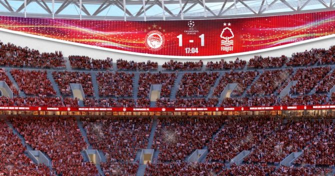 Το Ολυμπιακός – Νότιγχαμ Φόρεστ στο Champions League από το μέλλον και ο Βασίλης Σπανούλης