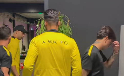 Στιγμές χαλάρωσης για τους παίκτες της ΑΕΚ (VID)