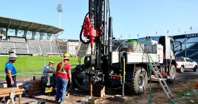 ΠΑΟΚ: Ξεκίνησαν οι γεωτεχνικές έρευνες για τη νέα Τούμπα